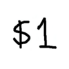 $1 Logo