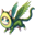 Flying Avocado Cat Logo
