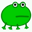 Frog on ETH Logo