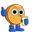 Half Orange Drinking Lemonade Logo