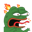Pepe On Fire Logo
