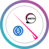 Aave AMM UniUSDCWETH Logo