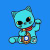 Based Lucky Cat Logo