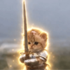 cat wif sword Logo