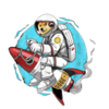 Doge-1 Mission to the moon Logo