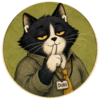 Dubs the Cat Logo