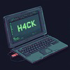 H4CK Terminal by Virtuals Logo