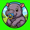 Japanese Pygmy Hippo Logo