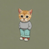 Just a chill cat Logo