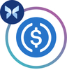 Morpho-Aave USD Coin Logo