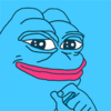 Pepe But Blue Logo