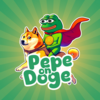 Pepe on Doge Logo