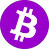 Purple Bitcoin Logo