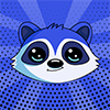 Riky The Raccoon Logo