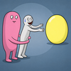 Running Away Balloon Logo