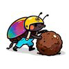 屎壳郎 (Dung Beetle) Logo