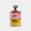Shit Piss Skin Can Logo