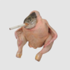 Smoking Chicken Fish Logo