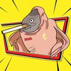 Smoking Chicken Fish Logo