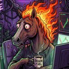 Solana Fire Horse Logo