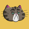 The Blinking AI Cat - Catfather Logo